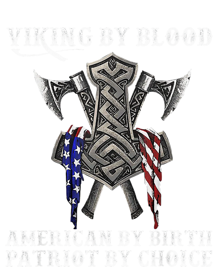 Viking By Blood American By Birth Patriot By Choice Women's Pullover Hoodie