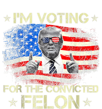 Trump 2024 Convicted Felon Im Voting Convicted Felon 2024 Women's Perfect Tri Rocker Tank