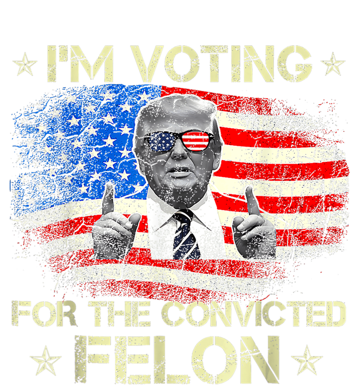 Trump 2024 Convicted Felon Im Voting Convicted Felon 2024 Women's Perfect Tri Rocker Tank