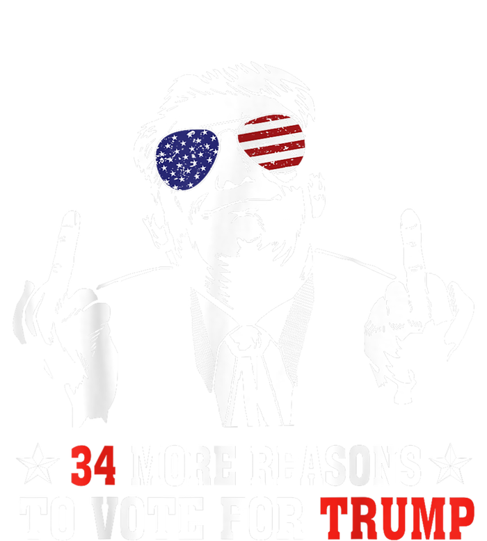 34 More Reasons To Vote For Trump Usa Flag 4th Of July T-Shirt