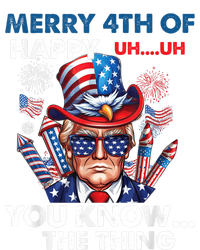 Funny Donald Trump Merry 4th Of You Know The Thing 4th July Women's Perfect Tri Tunic Long Sleeve Shirt