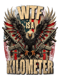 Wtf Is A Kilometer Eagle Badge American Signature Burger Tie-Dye Long Sleeve Shirt