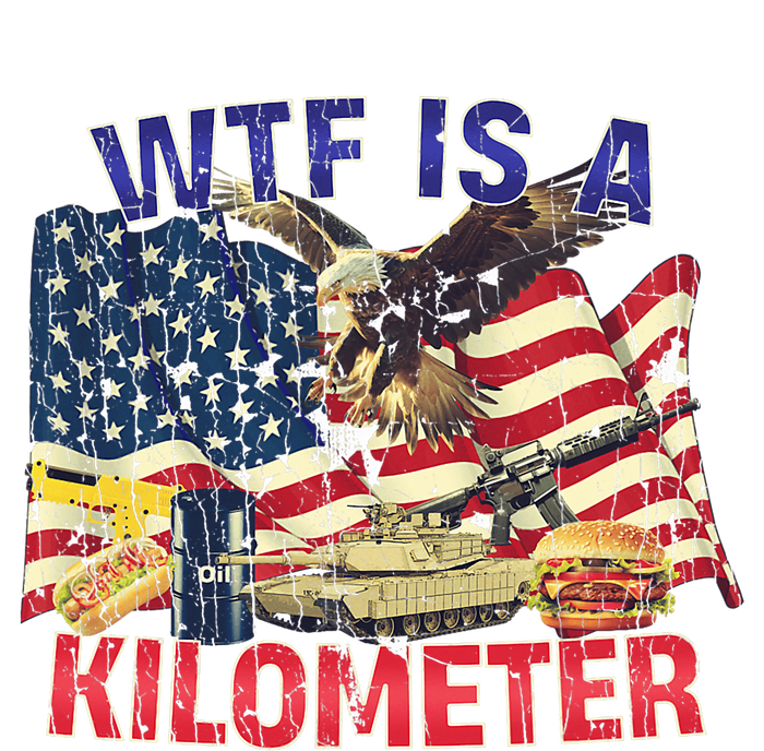 Wtf Is A Kilometer Eagle Badge American Signature Burger Trendy Design Insulated Varsity Jacket