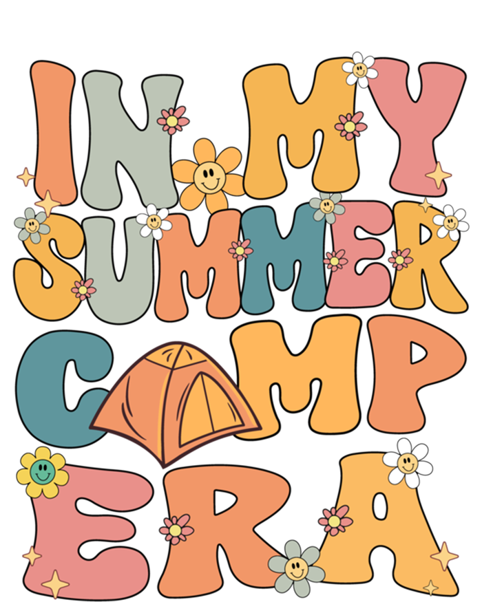 In My Summer Camp Era Retro Groovy Summer Camp Camping Funny Funny Gift T-Shirt