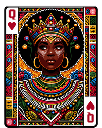 African Queen Card Melanin Black Pride Blm Juneteenth T-Shirt