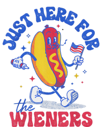 Hot Dog IM Just Here For The Wieners Funny Fourth Of July T-Shirt