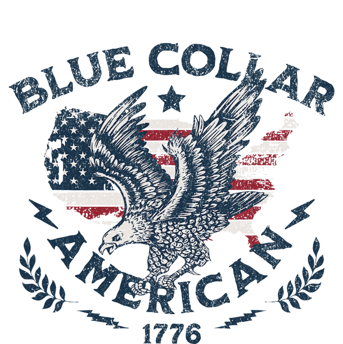 Usa Patriotic Blue Collar American Working Man T-Shirt