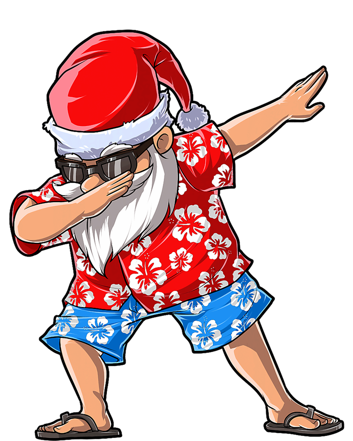 Dabbing Santa Christmas In July Hawaiian Xmas Dab Women's Fleece Hoodie