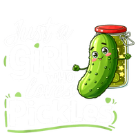 Cute Im Just A Girl Who Loves Pickles For Funny Pickle Lovers Gift Valucap Bio-Washed Visor