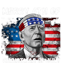 Merry 4th Of Christmas In July Funny Biden Zip Tote Bag