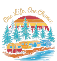 One Life One Chance Camping Trailer Outdoor Adventure Gift Tie Dye Hoodie