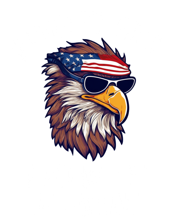 Parking Lot Attendant Eagle July 4th American Flag Usa Funny Gift T-Shirt