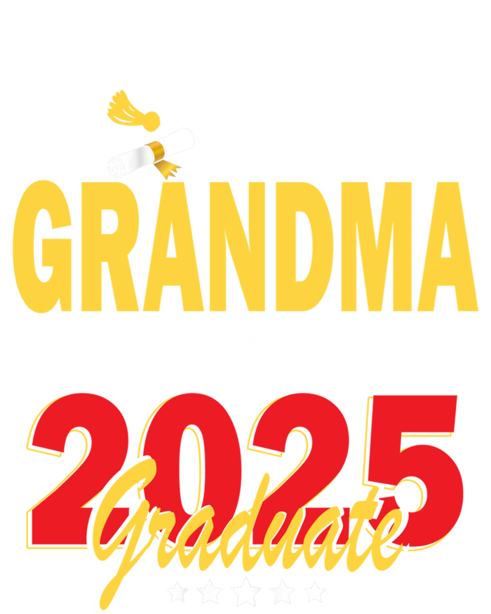 Proud Grandma Of A Class Of 2025 Graduate Senior Gift Women's V-Neck T-Shirt