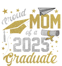 Proud Mom Of A Class Of 2025 Graduate 2025 Senior Mom 2025 Funny Gift Pom Pom 12in Knit Beanie