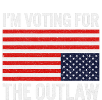 Voting For The Outlaw Bold Political Statement Performance Long Sleeve Polo