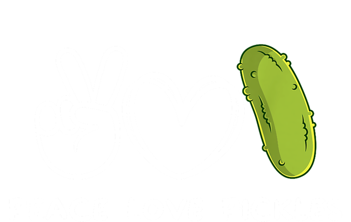 Funny Peace Love Pickles Retro Pickles Lover Food Lover Gift T-Shirt