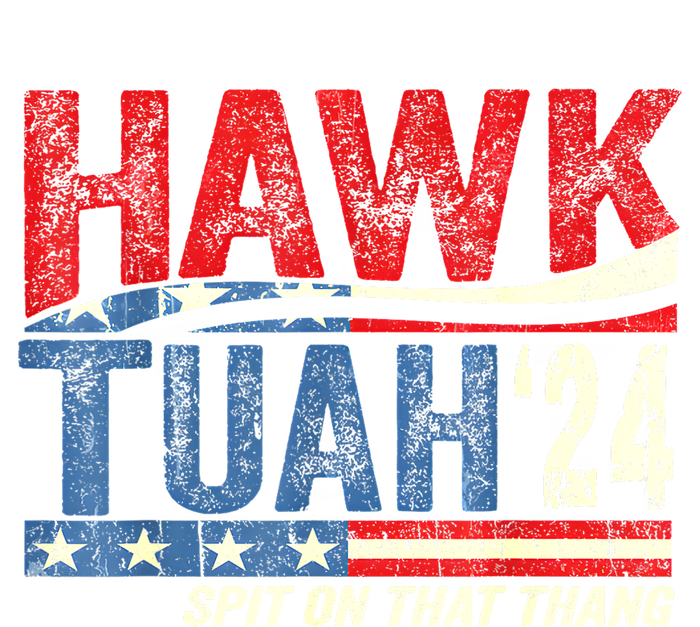 Hawk Tuah 24 Spit On That Thang American Flag Gift T-Shirt