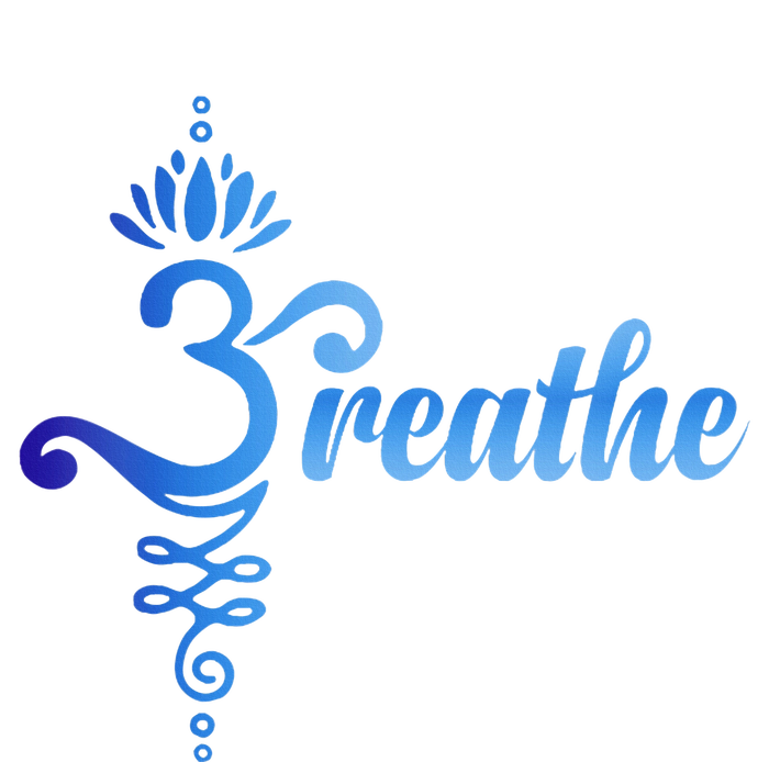 Breathe Sanskrit Symbol Grommeted Golf Towel