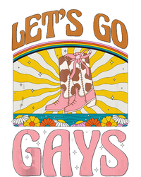 LetS Go Gays Rights Cowboy Boot Groovy Retro Lgbtq T-Shirt