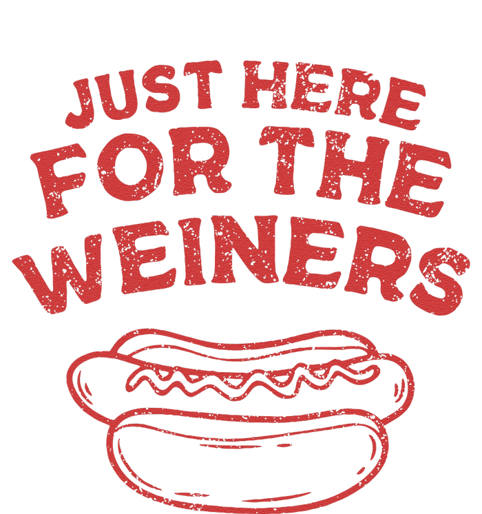 Funny Hotdog Just Here For The Wiener 4th Of July Cooling Performance Long Sleeve Crew