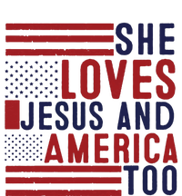 She Loves Jesus And America Too T-Shirt