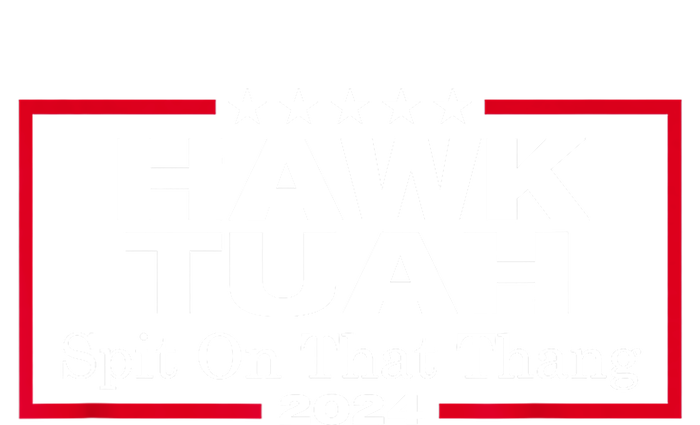 Hawk Tush Spit On That Thang Funny Presidential Candidate Parody Gift Women's V-Neck T-Shirt