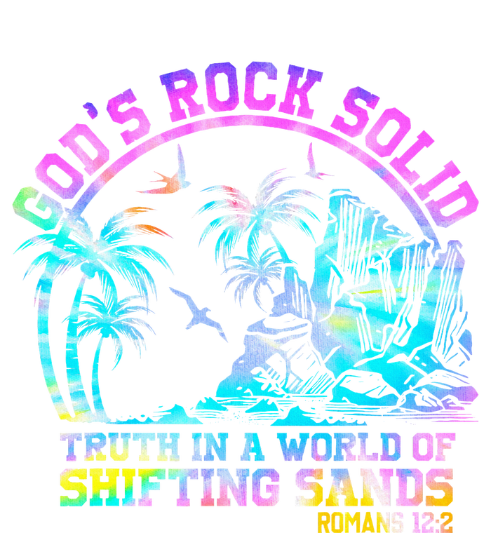 GodS Rock Solid Breaker Rock Beach Vbs 2024 Christian T-Shirt