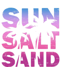 Sun Salt Sand Funny Palm Sun Retro Beach Summer T-Shirt