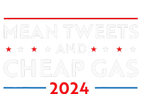 Mean Tweets And Cheap Gas Funny 2024 Pro Trump Women Full Zip Hoodie