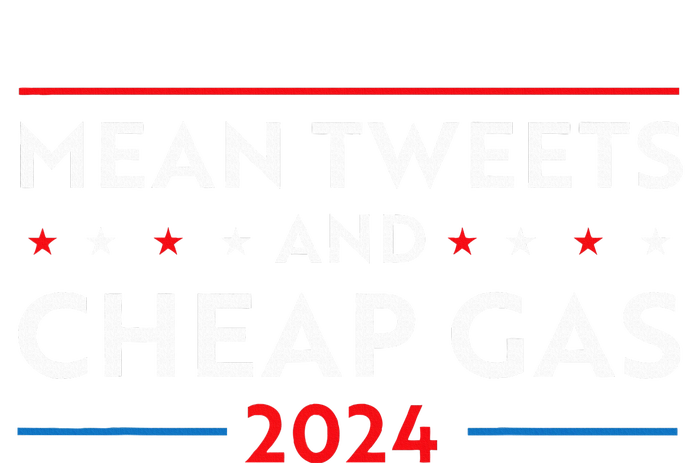 Mean Tweets And Cheap Gas Funny 2024 Pro Trump Women Full Zip Hoodie