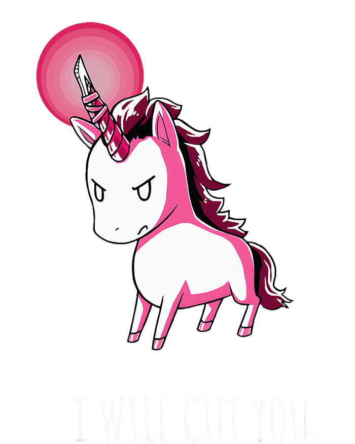 I Will Cut You Stabby Unicorn Funny T-Shirt