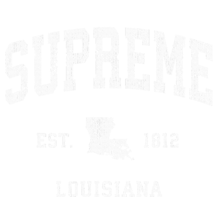 Supreme Louisiana La Vintage Athletic Sports Design High Crown Mesh Back Trucker Hat