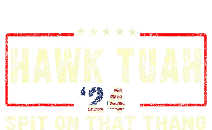 Hawk Tush Spit On That Thing Presidential Candidate Parody Valucap Bio-Washed Visor