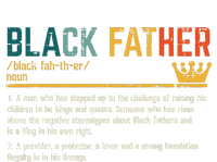 Fathers Day Black Father Definition African American Dad Kids Long Sleeve Shirt