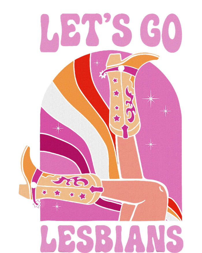 LetS Go Lesbians Lgbtq Lesbian Pride Month Cowgirl T-Shirt