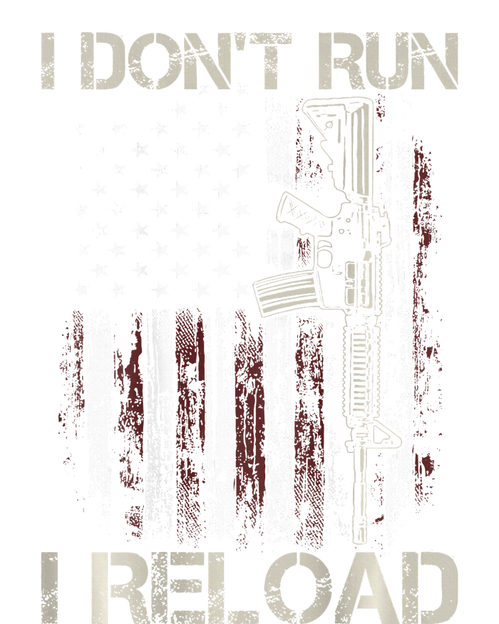 Gun American Flag I DonT Run I Reload I Dont Run Kids Hoodie