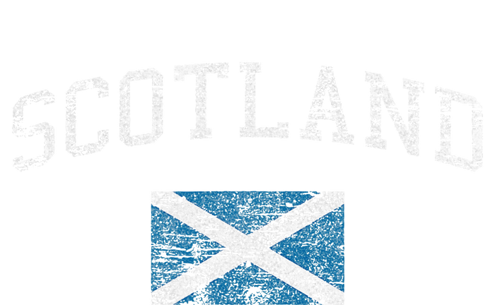 Scotland For Women Faded Scottish Flag V-Neck T-Shirt