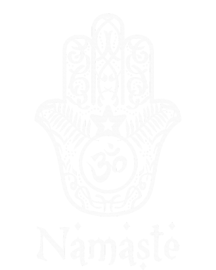 Namaste Hand Hamsa Yoga Hinduism Vedas Ohm Women's Crop Top Tee