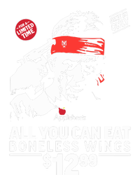 All You Can Eat Boneless Wings 7-Panel Snapback Hat