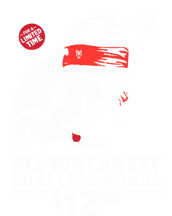 All You Can Eat Boneless Wings 7-Panel Snapback Hat