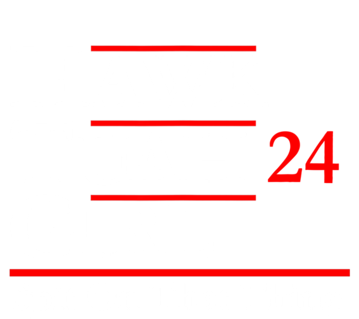 Hawk Tuah 24 Spit On That Thang Political Design Trump Kids Long Sleeve Shirt