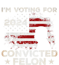 IM Voting For A Felon In 2024 Us Flag Convicted Felon Button