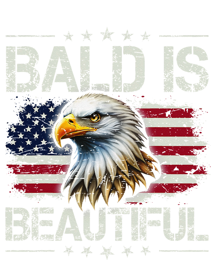 Bald Is Beautiful 4th Of July Independence Day America Eagle Sustainable Bucket Hat