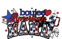 Boujee American Mama High Crown Mesh Back Trucker Hat