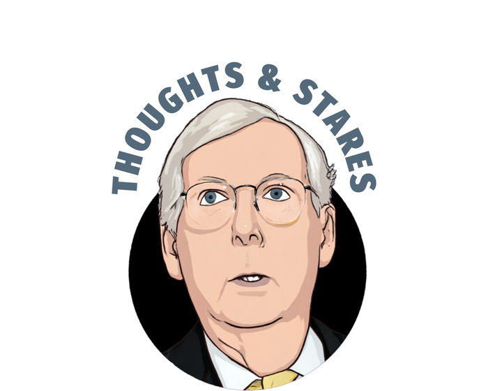 Thoughts And Stares Mitch Mcconnell Tall Long Sleeve T-Shirt