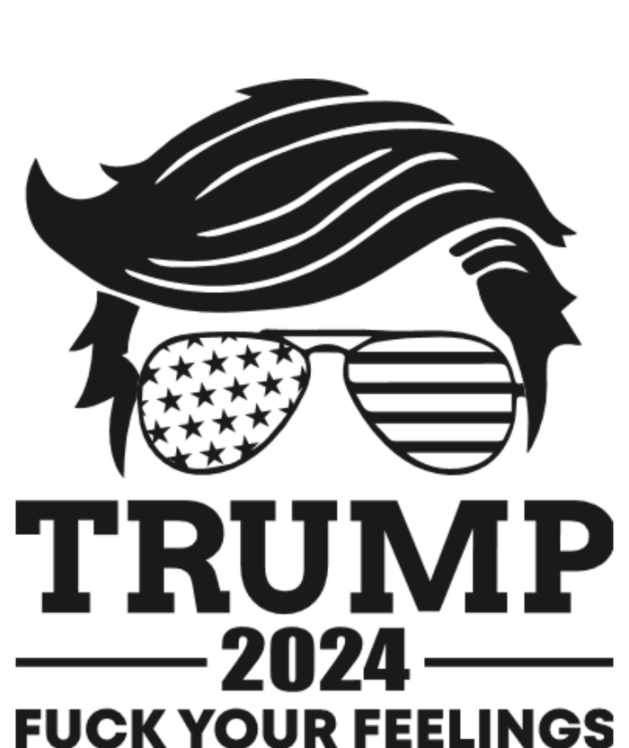 Trump 2024 Fuck Your Feelings Large Microfiber Waffle Golf Towel