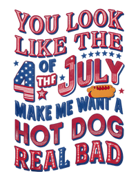 Funny You Look Like 4th Of July Hot Dog Wiener Women's Flannel Pajama Set