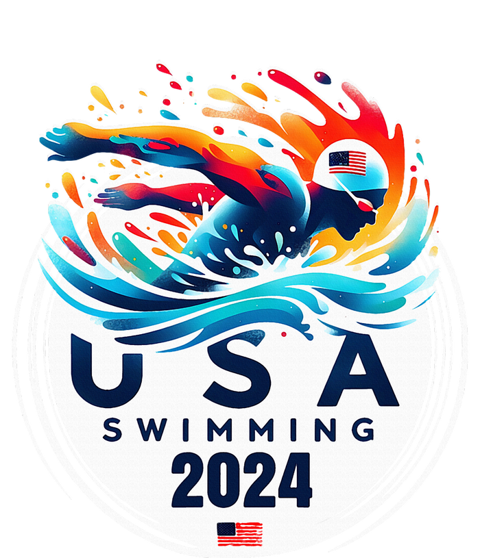 Usa 2024 United States American Sport 2024 Swimming T-Shirt