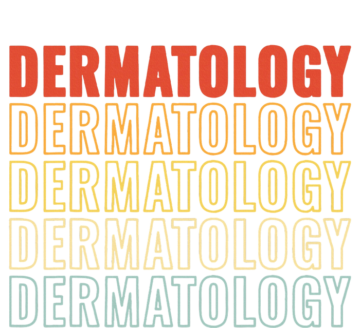 Vintage Dermatology Retro Women Derm Skincare Cute For T-Shirt