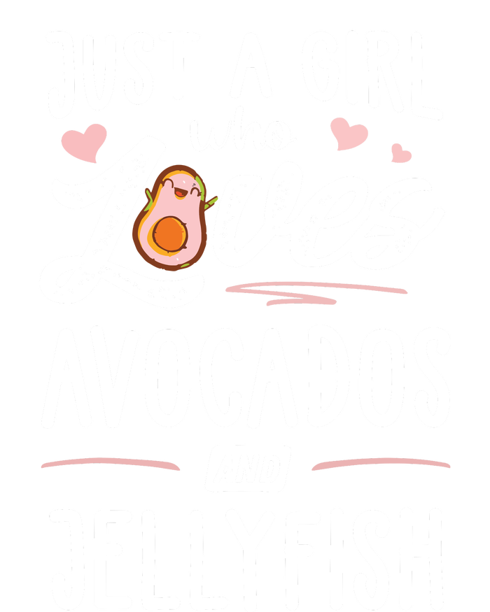 Just A Girl Who Loves Avocados And Jellyfish Gift Women. Zip Tote Bag